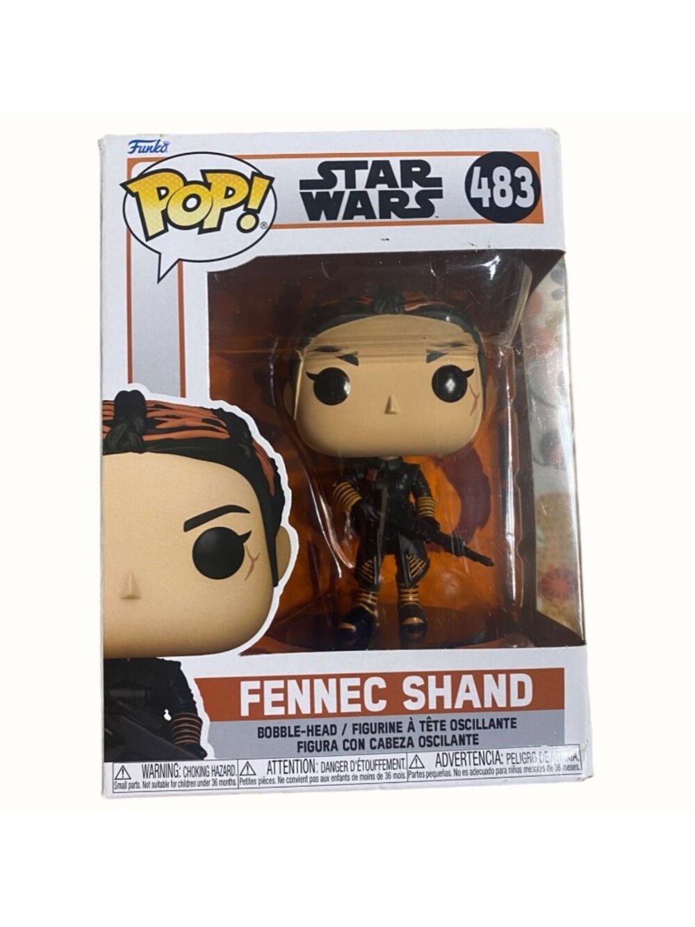 Funko Pop Star Wars Fennec Shand #483 Bobble Head Figure The Mandalorian Series